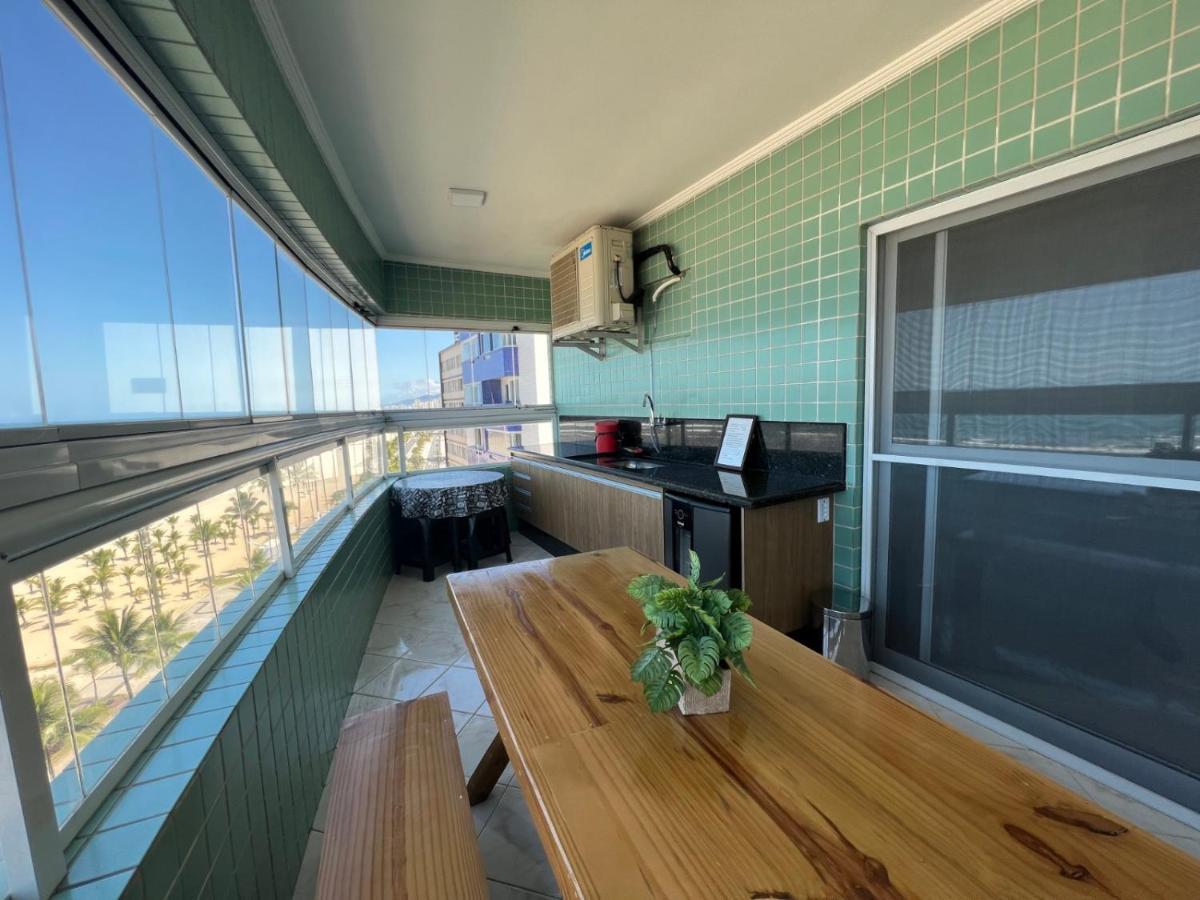 Apartamento Guilhermina De Frente Para O Mar Praia Grande  Ngoại thất bức ảnh
