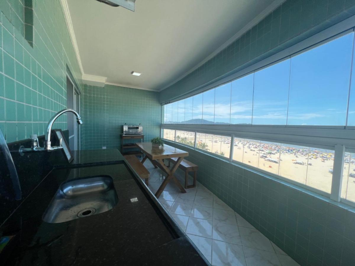 Apartamento Guilhermina De Frente Para O Mar Praia Grande  Ngoại thất bức ảnh