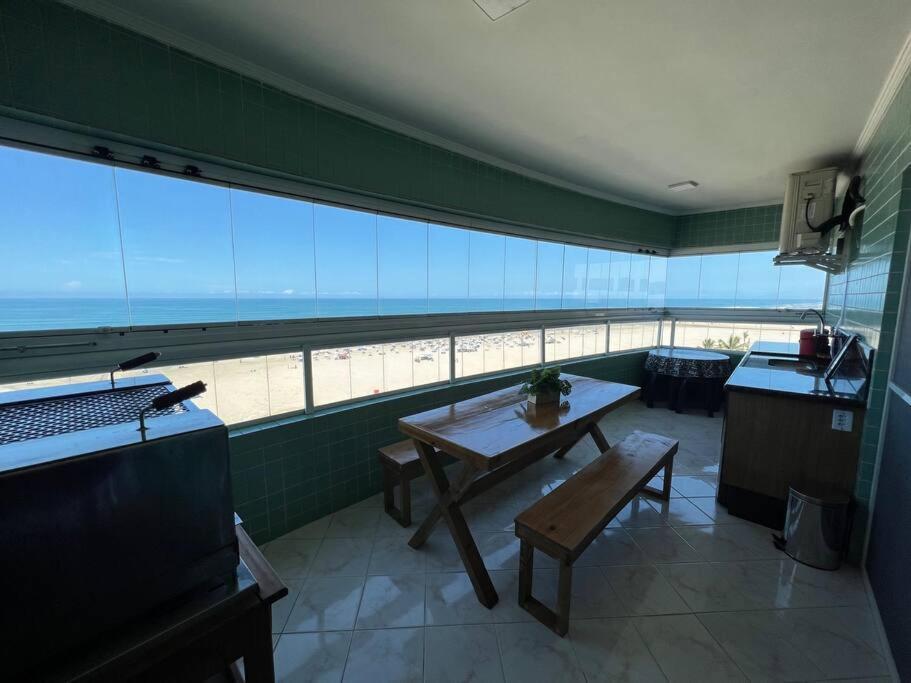 Apartamento Guilhermina De Frente Para O Mar Praia Grande  Ngoại thất bức ảnh