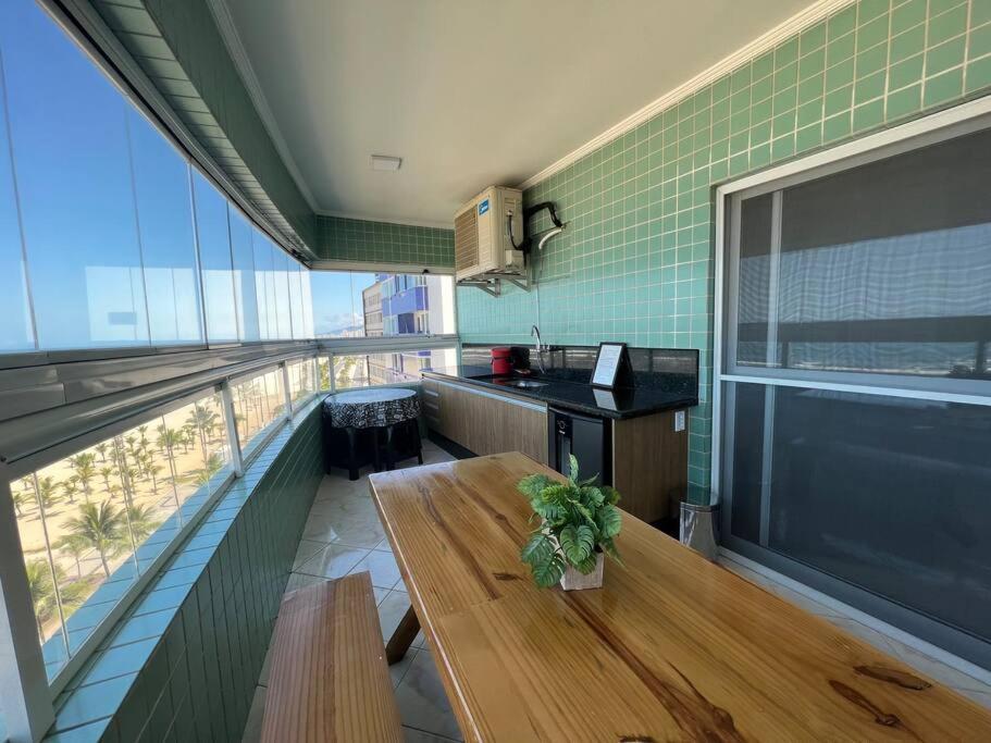 Apartamento Guilhermina De Frente Para O Mar Praia Grande  Ngoại thất bức ảnh